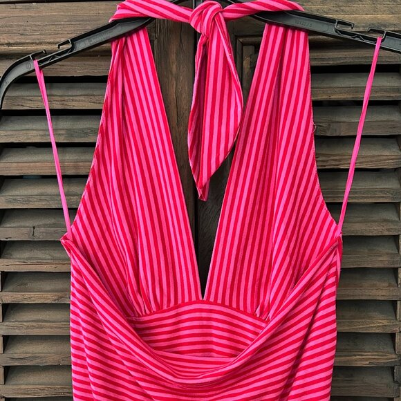 Vintage Trina Turk Tie Halter Top, Size Small - Picture 5 of 5